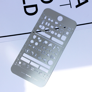 Pochoirs en métal pour gravure et gaufrage, <span class=keywords><strong>alphabet</strong></span> - Product Image 6