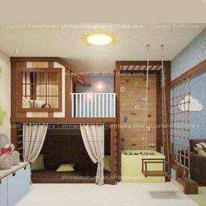 Lit multifonctionnel <span class=keywords><strong>pour</strong></span> garçons, lit en bois massif en forme <span class=keywords><strong>de</strong></span> maison dans les arbres, base secrète, maison <span class=keywords><strong>de</strong></span> jeu, lits superposés <span class=keywords><strong>pour</strong></span> adolescents, personnalisation <span class=keywords><strong>de</strong></span> loft - Product Image 1