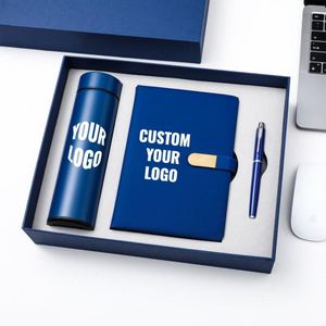 Set de Cuaderno Personalizado A5 con Mini Ventilador, Paraguas y USB de 16G, Regalo Corporativo con Cubierta de Cuero Sintético y Piel Sintética - Product Image 5