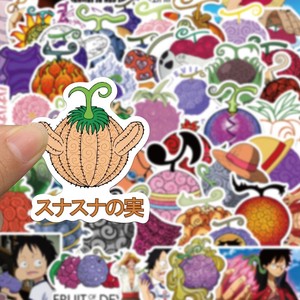 SW 50 autocollants à motifs de fruits démoniaques et de bandes dessinées <span class=keywords><strong>One</strong></span> <span class=keywords><strong>Piece</strong></span> pour coque de téléphone portable, ordinateur portable et tasse - Product Image 4