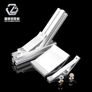 Luhu Aluminum Profile 120 Degree Angle Connector 4040 Industrial Corner Bracket Fitting - Product Image 1