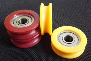 La puleggia fissa Chinabase e la puleggia mobile ruotano intorno a una ruota della puleggia della porta e del cancello del tappo della presa del rullo dell'asse centrale - Product Image 4