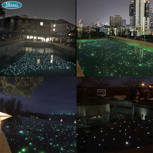 สายไฟเบอร์ออปติกแบบปลายเรืองแสงสีดำขนาด 1.0 มม. พร้อมปลอกหุ้มสีดำ PVC สำหรับไฟส่องสว่างปลายสาย ไฟเบอร์ออปติก PMMA ชุดอุปกรณ์ไฟ LED สำหรับสระว่ายน้ำ DIY - Product Image 6