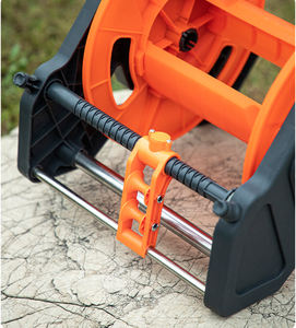 Nouveau BOYI LH-8888 Support de tuyau <span class=keywords><strong>automatique</strong></span> pour l'organisation des tuyaux, lave-auto, gadget d'arrosage, guide de buse de lavage en spirale, <span class=keywords><strong>roue</strong></span> pour sol/mur - Product Image 6