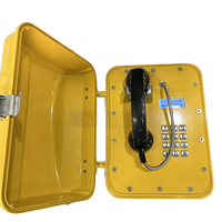 Telepon Anti Ledakan VOIP dengan Layar LCD, Telepon Tahan Api untuk Sistem Komunikasi Pertambangan Bawah Tanah, Telepon Atex
