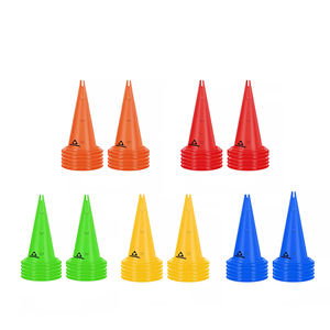 Bola kerucut latihan olahraga kebugaran kerucut penanda latihan sepak bola kerucut rintangan dengan lubang logo latihan - Product Image 6