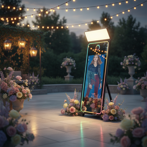 <span class=keywords><strong>Alquiler</strong></span> de Cámara Espejo para Bodas y Eventos, el Más Vendido de Fábrica, Cabina de Fotos con Espejo Mágico de 70 Pulgadas - Product Image 1
