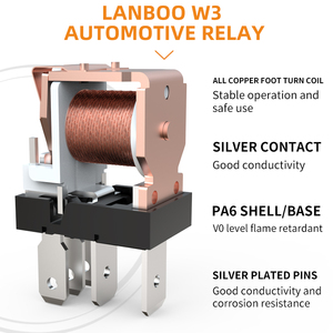 Lanboo Micro ô tô tím <span class=keywords><strong>Relay</strong></span> <span class=keywords><strong>12V</strong></span>/24V 30A 4pin/5pin 1NO/1no1nc lớn hiện tại nhà máy cung cấp xe tiếp sức - Product Image 4