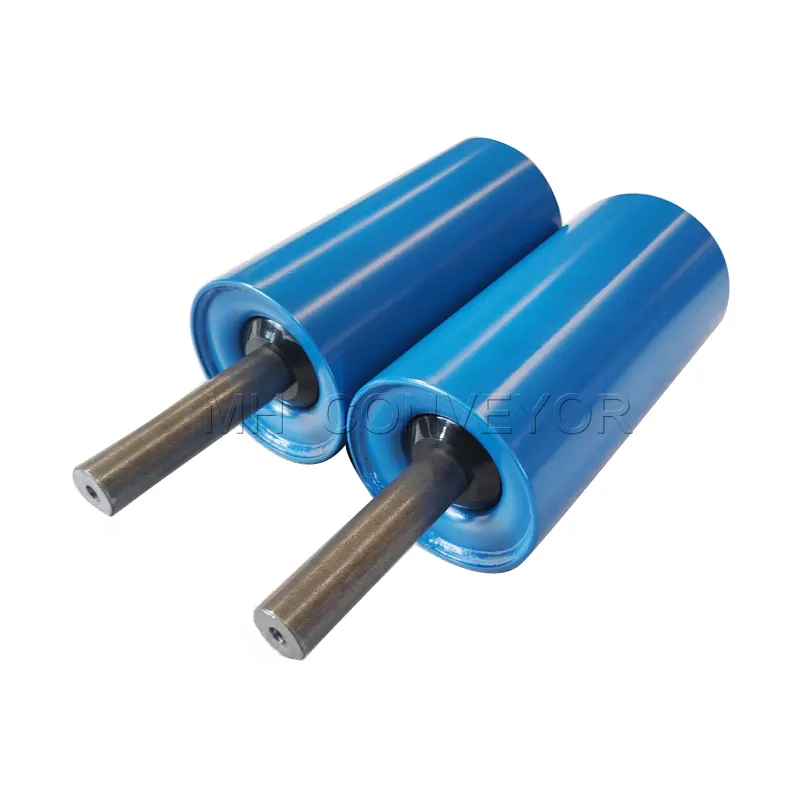 MH Roller Aksesori penanganan bahan kustom sabuk rol besi Roller panduan konveyor