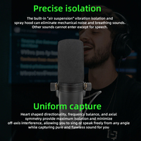 Microphone vocal dynamique GM7B, microphone filaire en métal de qualité broadcast pour podcasting, enregistrement en studio, blindage électromagnétique