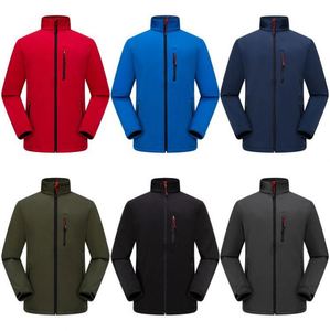 Veste de pluie coupe-vent zippée personnalisable avec logo, imperméable, pour homme, idéale pour la pêche et les activités de plein air - Product Image 3