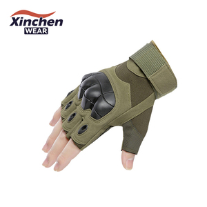 Sky Hope Hard Finger Knot No Finger Montañismo Deportes al aire libre Ejercicio Caza Tiro <span class=keywords><strong>Combate</strong></span> Medio dedo Guantes tácticos - Product Image 5