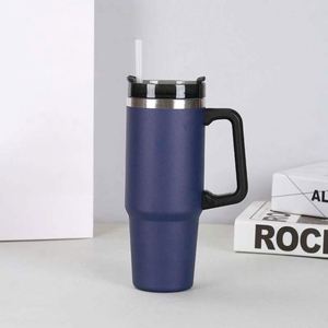 Adults' Stainless Steel <b>Cup</b> With 30Oz Thermal Insulation and Modern Design Straw - Product Image 5