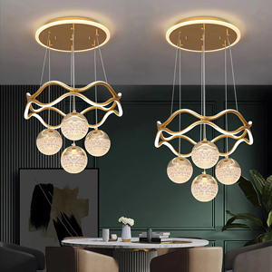 Jylighting Phong Cách Kim Loại Acrylic Mặt Dây Chuyền Đèn <span class=keywords><strong>Saa</strong></span> Đã Được Phê Duyệt Cho Nhà Bếp Đảo Phòng Khách Thiết Kế Trần Mặt Dây Chuyền Đèn - Product Image 3