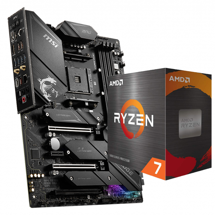 AMD Ryzen 9 5900X MSI MPG X570 セット MSI MPG X570S EDGE MAX WIFI GAMINGマザーボードAMD Ryzen 5 7