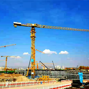 Grúa Torre de Plataforma Plana N6515-10A 10t 1600kN*m para Construcción de <span class=keywords><strong>Edificios</strong></span> de Gran Altura, Grúa Torre Equipada con Cámara para Monitoreo del Sitio - Product Image 1