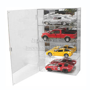 واضح جامعي معرض الاكريليك البلاستيك عرض القضية لل 1:18 مقياس دييكاست نماذج السيارات - Product Image 2