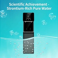 Dispensador de Agua Mineral de Estroncio RO de 600G |   Caudal Alto 1.57L/min |   Caldera de Calentamiento Gradual de 20L con Pantalla Táctil de 8 Pulgadas |   Dispensador de Agua de Pie