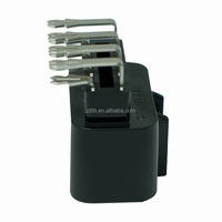 Zócalo de flexión de placa PCB, Conector de cable a placa de 8 pines de 8 orificios, enchufe automotriz de 2 vías