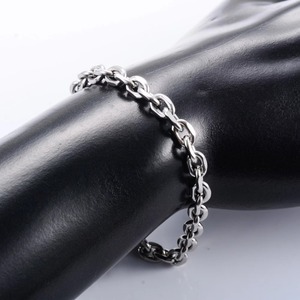 Bracelet Rolo Classique en Acier Inoxydable, Chaîne O Découpée pour Femmes et Hommes, Chaîne de Cheville, Bracelet de Main, Bijoux - Product Image 5