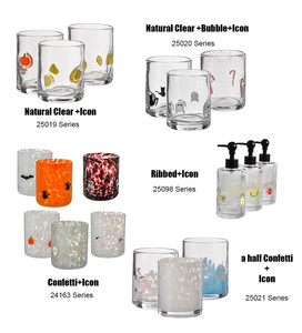 Samlife-DF23016.4 Bicchieri da Cocktail Personalizzati all'Ingrosso per <span class=keywords><strong>San</strong></span> <span class=keywords><strong>Valentino</strong></span> Modello Doppio Old Fashioned Soffiati a Mano con Icona a Cuore - Product Image 6