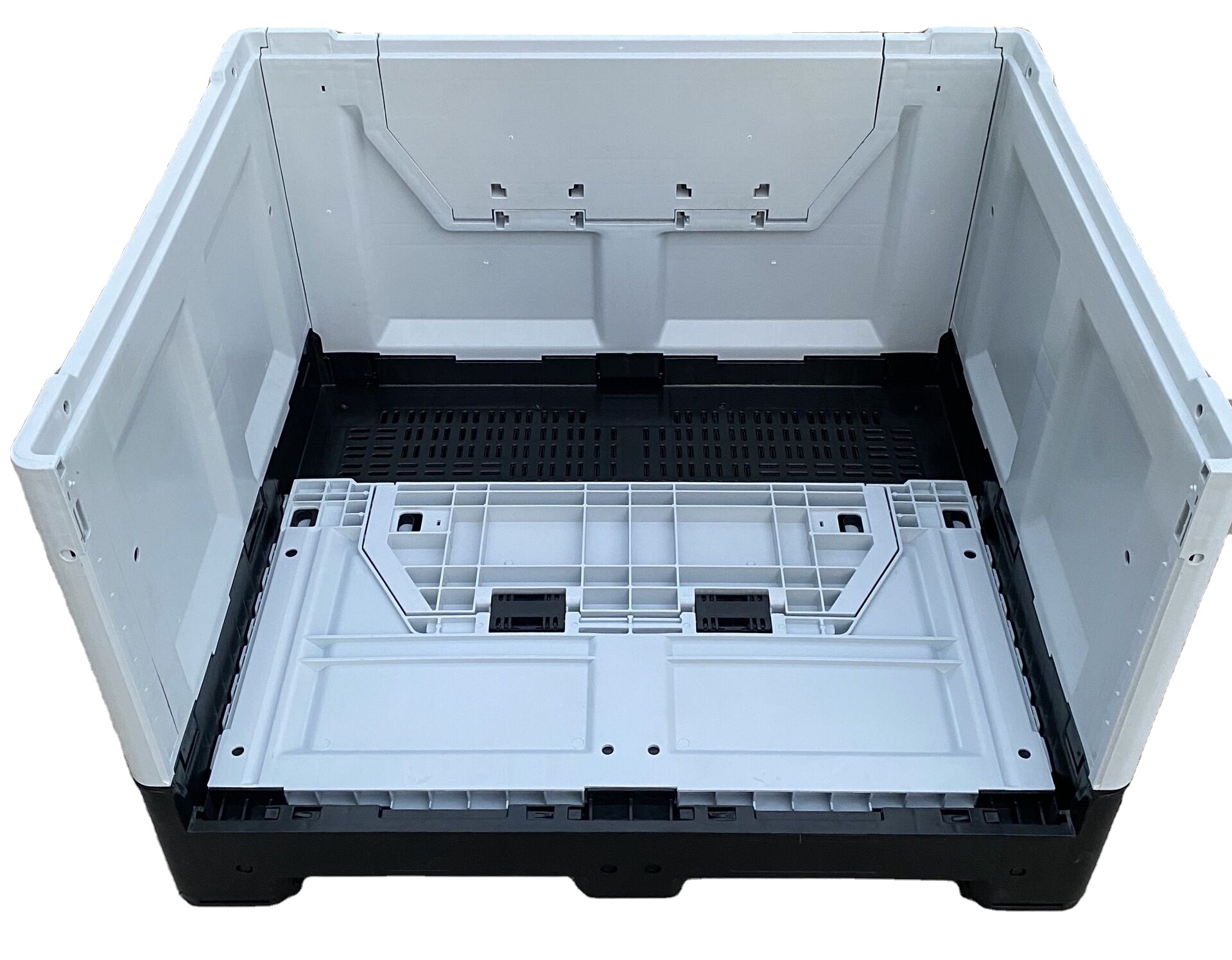 Оптовая продажа, 1200x1000x810 мм, складной пластиковый контейнер для хранения фруктов