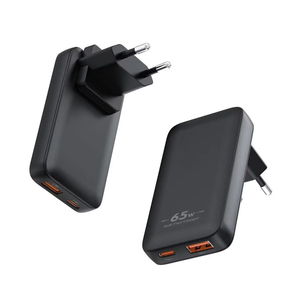 Adaptateur de téléphone portable Chargeur rapide Prise pliable et remplaçable Chargeur mural fin Usb a Type c 65w Chargeur Gan - Product Image 3