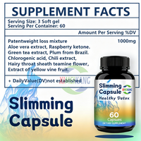 Capsules de complément alimentaire pour la gestion du poids OEM/ODM, extrait de thé vert et de Garcinia Cambogia, brûle les graisses et contrôle l'appétit