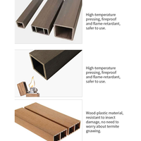 Offre Spéciale extérieur Tubes décoratifs en bois WPC Faisceau composite en bois-plastique pour la décoration extérieure