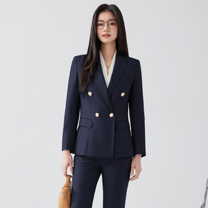 Costume professionnel pour étudiantes, idéal pour les entretiens d'embauche et les examens nationaux, parfait pour le bureau et les loisirs. - Product Image 1