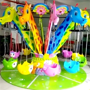 Juegos Mecánicos para Niños para Centros Comerciales/Fiestas de Cumpleaños, Lindos Juegos Mecánicos de Jirafa Voladora en Oferta - Product Image 6