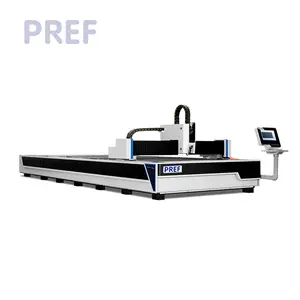 PREF 4000W Cortador a laser CNC 2023 OEM Baixo Preço Máquina de corte a laser de fibra de aço placa de aço suave Refrigerador de água Hiwin Siemens