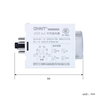 Relais temporisé de mise sous tension Chint JSZ3A JSZ3C JSZ3F AC250V 5A 8 broches DPDT, faible puissance, rail DIN, électrique industriel