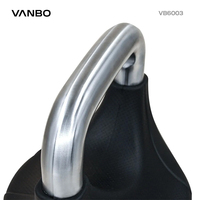 Kettlebell de musculation de haute qualité Vanbo VB6003 avec logo personnalisé, en fer + CPU, 10-30 kg, pour entraînement de force commercial