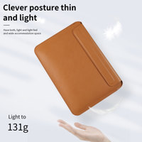 Étui pour ordinateur portable en cuir PU souple et mince de haute qualité pour ordinateur portable MacBook Air 13 pouces MacBook Pro 14 pouces