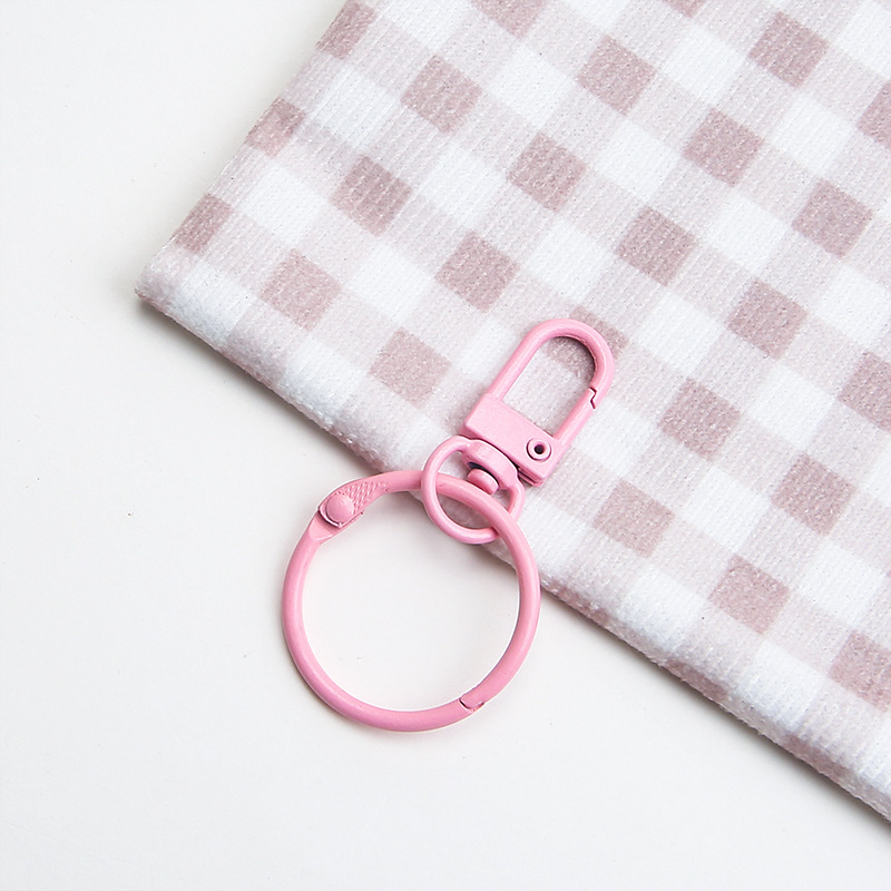 Loquet de porte rose, clip de 3 cm