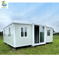 Petite maison pliante de luxe moderne 3 chambres à coucher étanche maison pliante et extensible maison en conteneur petite maison villa préfabriquée