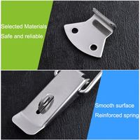 Loquet de tirage à bascule à pression Serrure de boîte à outils Serrure de porte de conteneur Loquet de tirage pour fermeture métrique sécurisée en acier inoxydable