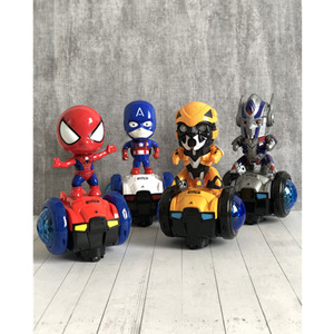 Giocattolo elettrico SpiderMans acrobazie auto con equilibrio di 360 gradi di rotazione luminosa danzante SpiderMans rotazione luminosa equilibrio auto - Product Image 6