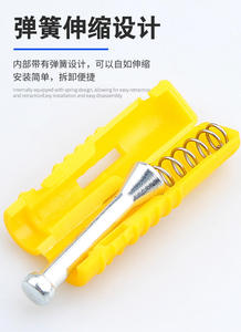 Connecteur invisible 2-en-1 en fer et plastique pour armoire, vis encastrée, fixation robuste et durable - Product Image 4