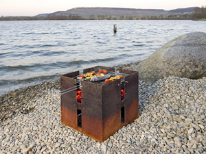 เตาไฟไม้แบบพกพา, เตาไฟโลหะพับได้สำหรับตั้งแคมป์และเดินป่ากลางแจ้ง - Product Image 3