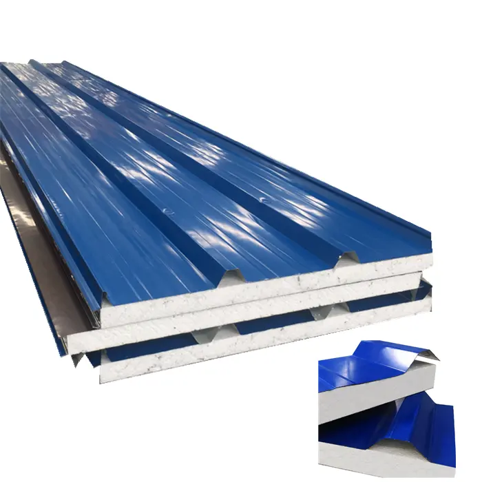 Panneau isolant EPS de toit, en acier inoxydable