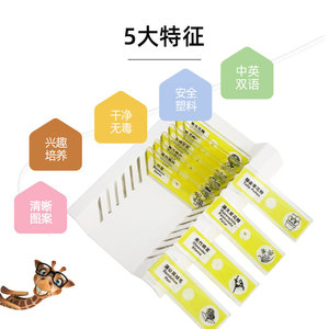 Accessoires de microscope, spécimens biologiques en plastique, illustrations bilingues (anglais et chinois), créatives - Product Image 2