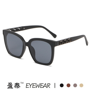 Lunettes de soleil carrées, monture en PC, verres polarisés TAC UV400, protection solaire pour femmes, classe 2 de transmission - Product Image 5