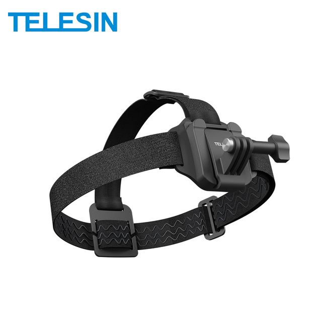 TELESIN 2-in-1 Telesin Quick Release Head Strap Cap Clip Mount for Action Cameras GoPro Adjustable Head Strap Camera Hat Mount