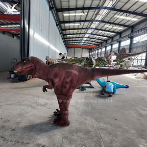 Trang phục khủng long T-Rex người lớn kích thước thật Haichuan, siêu thực, <span class=keywords><strong>d</strong></span>ùng biểu diễn, có chân ẩn, <span class=keywords><strong>d</strong></span>ành cho công chúng - Product Image 3