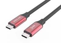 Cable Zowie USB4 a USB4/USB-C, 40Gbps, 240W, 8K 60Hz, 1M (6.6 pies), Tipo-C, Nylon, para Computadora, Laptop, IOS, Hub y Base de Conexión