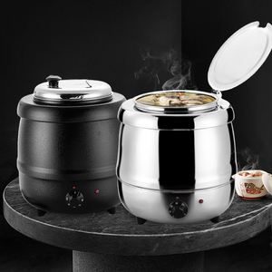 Airuisi 10L thương mại điện súp nóng nóng lên & giữ thiết bị cho tự chọn phục vụ ăn uống điện cung cấp bìa - Product Image 1