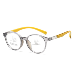 <b>Round</b> <b>Frame</b> Ultralight TR90 Children's Glasses Blue Light Protection For Boys Girls Student Use - Product Image 4