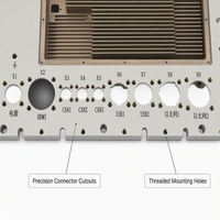 Fabrication sur mesure de panneaux de châssis électroniques en aluminium par usinage CNC de précision et découpe laser de tôles